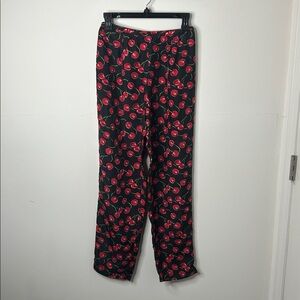 Vintage silk cherry pants